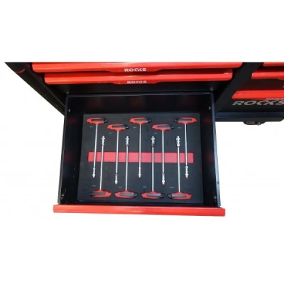 ROOKS OK-01.3008 Dielenská skriňa STRONG GARAGE XXL s náradím, 485 ks