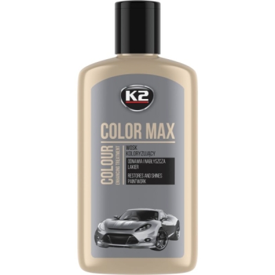 K2 - Farbiaci vosk strieborný COLOR MAX 250ml