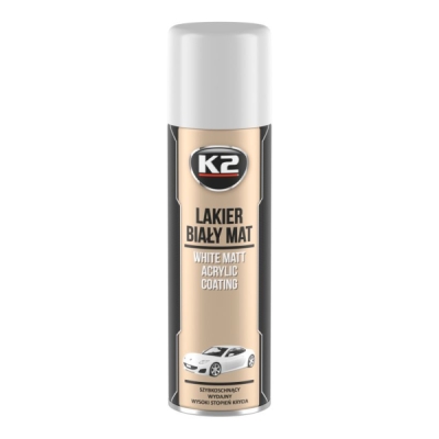 K2 - Rýchloschnúca biela akrylová farba 500ml