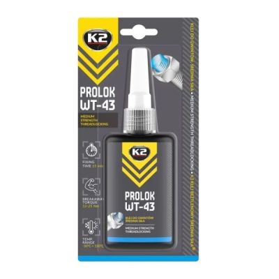 K2 - Na zavity stredná pevnosť PROLOK WT-43, 50g