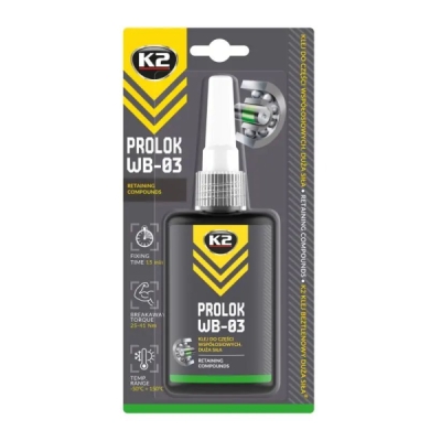 K2 - Lepidlo na koaxiálne diely vysoká pevnosť WB-03 50g