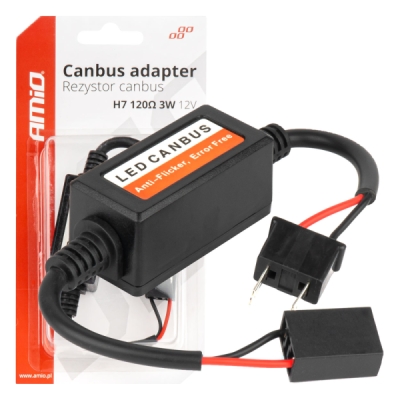 AMiO - Rezistor pre LED žiarovky CANBUS 3W 120? H7
