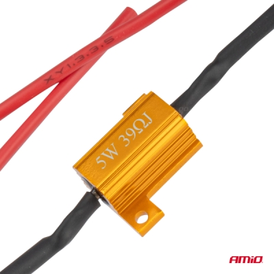 AMiO - Rezistor pre LED žiarovky CANBUS 39Ω 5W