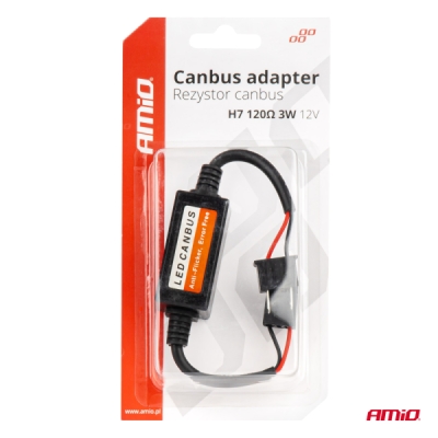 AMiO - Rezistor pre LED žiarovky CANBUS 3W 120? H7