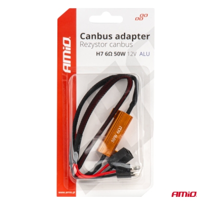 AMiO - Rezistor pre LED žiarovky CANBUS 6Ω 50W H7