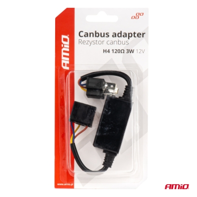 AMiO - Rezistor pre LED žiarovky CANBUS 3W 120? H4