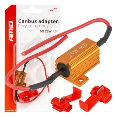 AMiO - Rezistor pre LED žiarovky CANBUS 6Ω 25W