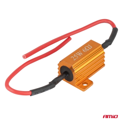AMiO - Rezistor pre LED žiarovky CANBUS 6Ω 25W