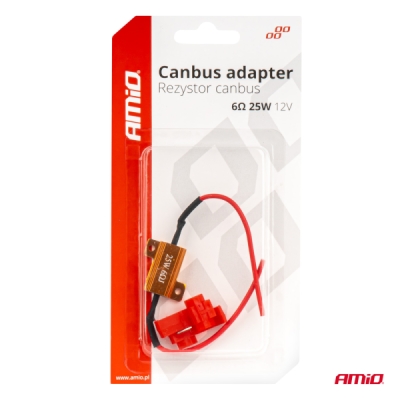 AMiO - Rezistor pre LED žiarovky CANBUS 6Ω 25W