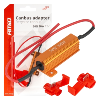 AMiO - Rezistor pre LED žiarovky CANBUS 30Ω 50W