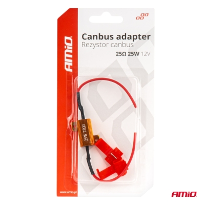 AMiO - CANBUS rezistor pre LED žiarovky 25Ω 25W