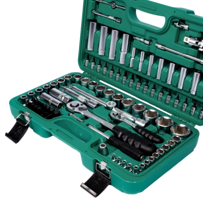 HONITON - Sada hlavíc 1/4"-1/2" 94 dielov s kovovými sponami