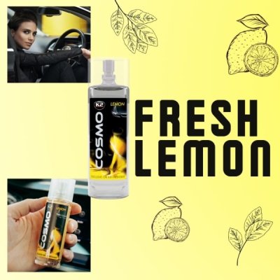 K2 - Vôňa do auta v rozprašovači COSMO CITRÓN 50ml