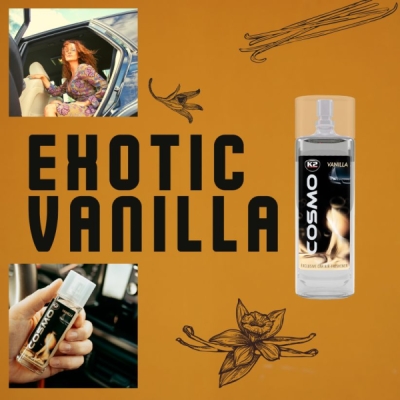K2 - Vôňa do auta v rozprašovači COSMO VANILA 50ml