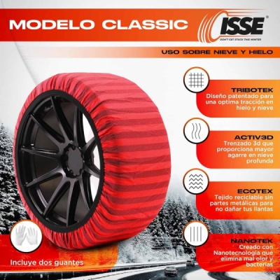 Isse - Textilné snehové reťaze Isse Classic 70 2 ks