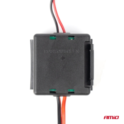 AMiO - Odrušovací filter do auta s DC-DC meničom 12/24V-12V