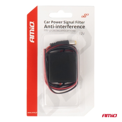 AMiO - Odrušovací filter do auta s DC-DC meničom 12/24V-12V