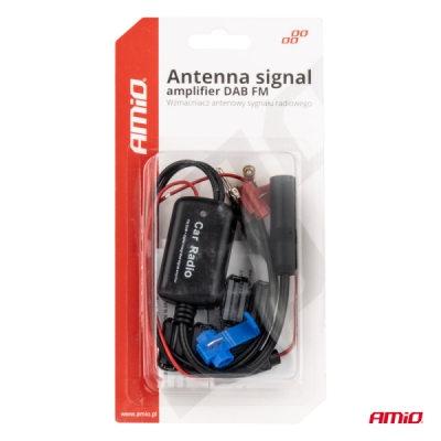 AMiO - Anténny zosilňovač signálu 12V DAB FM