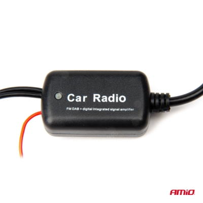 AMiO - Anténny zosilňovač signálu 12V DAB FM