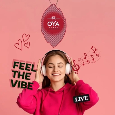 K2 - Osviežovač vzduchu prívesok OYA VIBES CHERRY