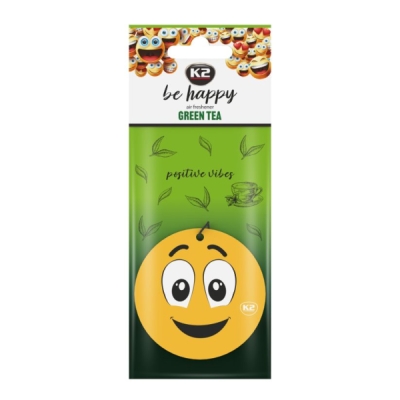 K2 - Osviežovač vzduchu prívesok BE HAPPY GREEN TEA