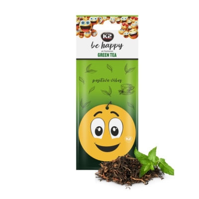 K2 - Osviežovač vzduchu prívesok BE HAPPY GREEN TEA