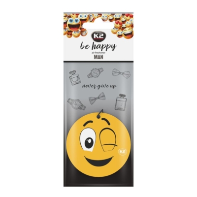 K2 - Osviežovač vzduchu prívesok BE HAPPY MAN