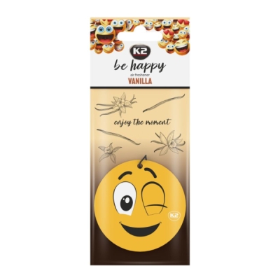 K2 - Osviežovač vzduchu prívesok BE HAPPY VANILLA