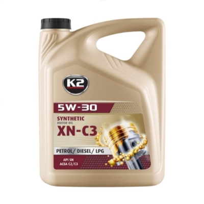 K2 - Motorový olej XN-C3, 5W30, 5L