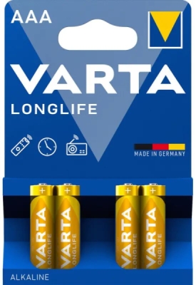 VARTA- Longlife AAA LR03 Blister 4ks