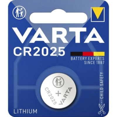 VARTA - Gombíková batéria CR2025, 3V, 1ks