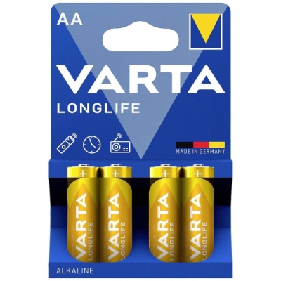 VARTA - Tužková batéria LONGLIFE AA 1.5V 4ks