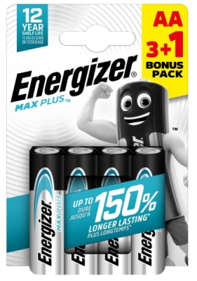 ENERGIZER - Bateria Max Plus AA LR6 Blister 4k