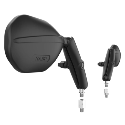 RAM MOUNTS - kompletná zostava zrkadiel Tough-Mirror (1x ľavý závit M10x1,25), RAM Mounts