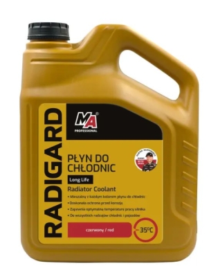 RADIGARD - Zmes do chladiča červená G12 5L