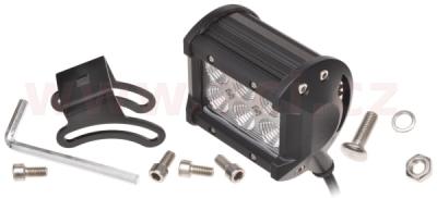 LED pracovní světlo 18 W, napětí 9-36 V, (6x3 W CREE), svět. tok 1440 lm, (95x77 mm), širší paprsek