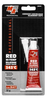 MA PROFESSIONAL - Červený silikónový tmel 343 °C, 32g
