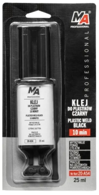 MA PROFESSIONAL - Čierne lepidlo na plasty 25ml