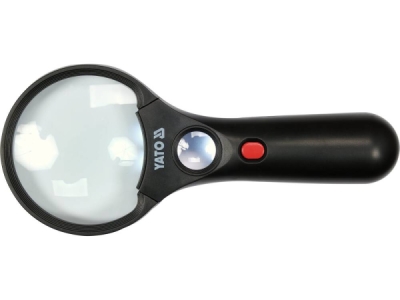 Yato - Lupa s osvetlením s dvoma šošovkami 192mm