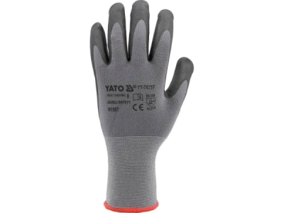 Yato - Nylonové rukavice s penovým nitrilom XL (10)