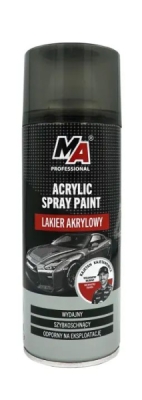 MA PROFESSIONAL - Matný čierny akrylový lak 400ml