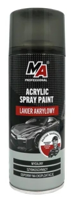 MA PROFESSIONAL - Lesklý čierny akrylový lak 400ml