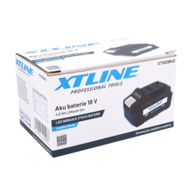 XTline - AKU batéria li-ion 18V 4,0Ah EVE