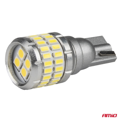 AMiO - LED žiarovky CANBUS T15 W16W 48SMD 4SMD 3014 3030 Biela 12V 24V