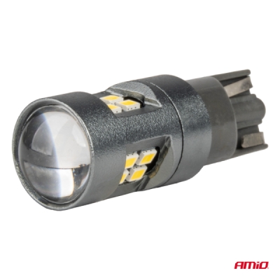 AMiO - LED žiarovky CANBUS T10 W5W 16SMD 2016 Biele 12V/24V