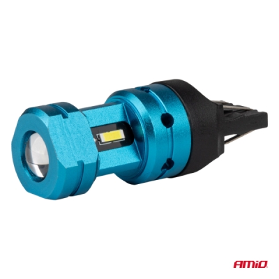 AMiO - LED žiarovky CANBUS T20 7443 W21/5W 4SMD 1860 Biela 12V 24V