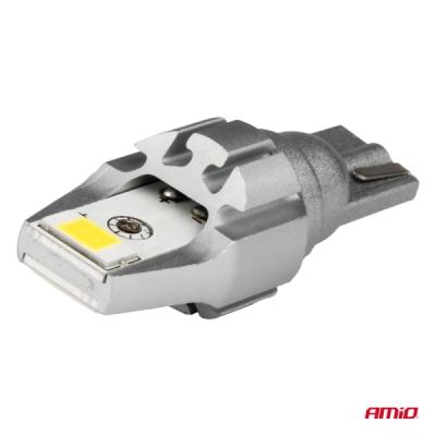 AMiO - LED CANBUS T15 W16W 2SMD 3570 Biela 12V 24V žiarovky