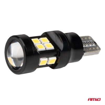 AMiO - LED žiarovky CANBUS T15 W16W 15SMD 2835 Biela 12V 24V