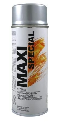 MAXICOLOR - Strieborná farba teplu vzdorná do 800 °C 400ml