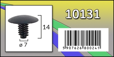 Montážna spinka cc,tipo čierna (balenie 10 ks) 10131